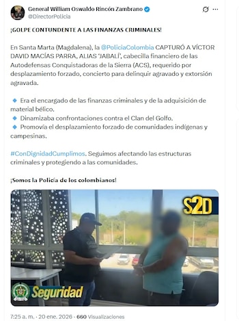Los detalles del operativo de