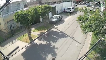 Los asaltantes comenzaron la huida