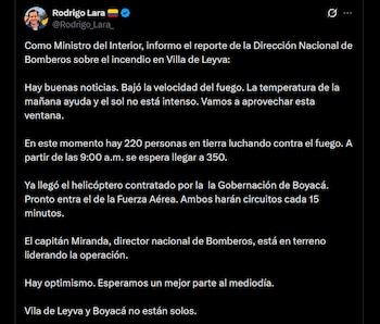 Rodrigo Lara - crédito @Rodrigo_Lara_/X