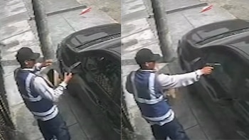 Sujeto disfrazado de obrero disparó