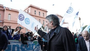 Máximo Kirchner en el acto