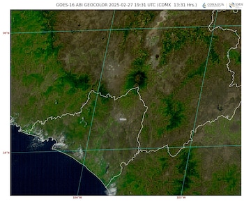 Imagen 2: GOES 16 ABI GEOCOLOR, 13:31 h (hora local).