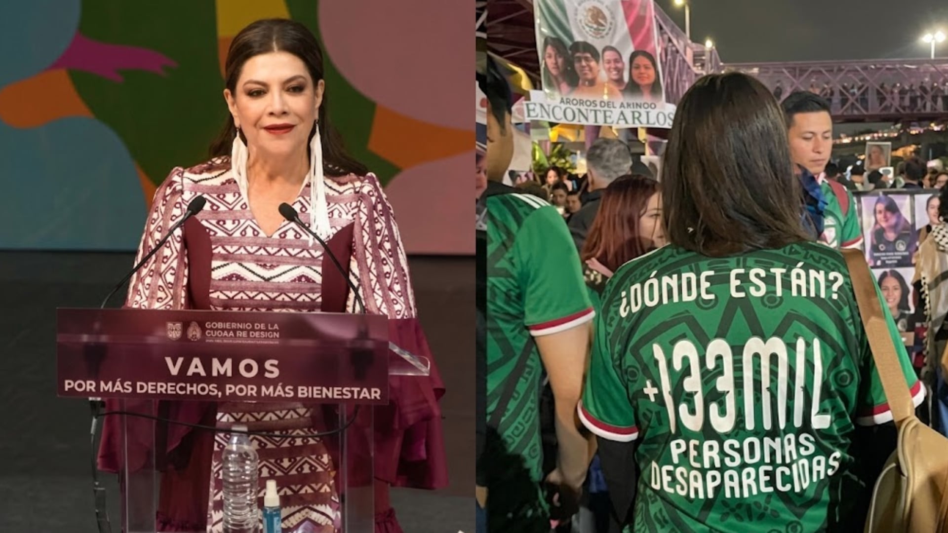 Clara Brugada anuncia refuerzos para la búsqueda de personas desaparecidas mientras colectivos de familiares se movilizan en Ciudad de México. (Evelyn Parra | Cuartoscuro)