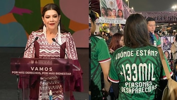 Entre promesas de justicia y contención en el Mundial 2026: Brugada afirma hacerse cargo de la “herida abierta” de las desapariciones