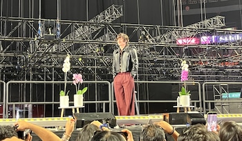 Siddhartha brindó una conferencia de prensa en el Palacio de los Deportes donde compartió detalles de sus próximos shows
(Créditos: Uriel Monterrubio)