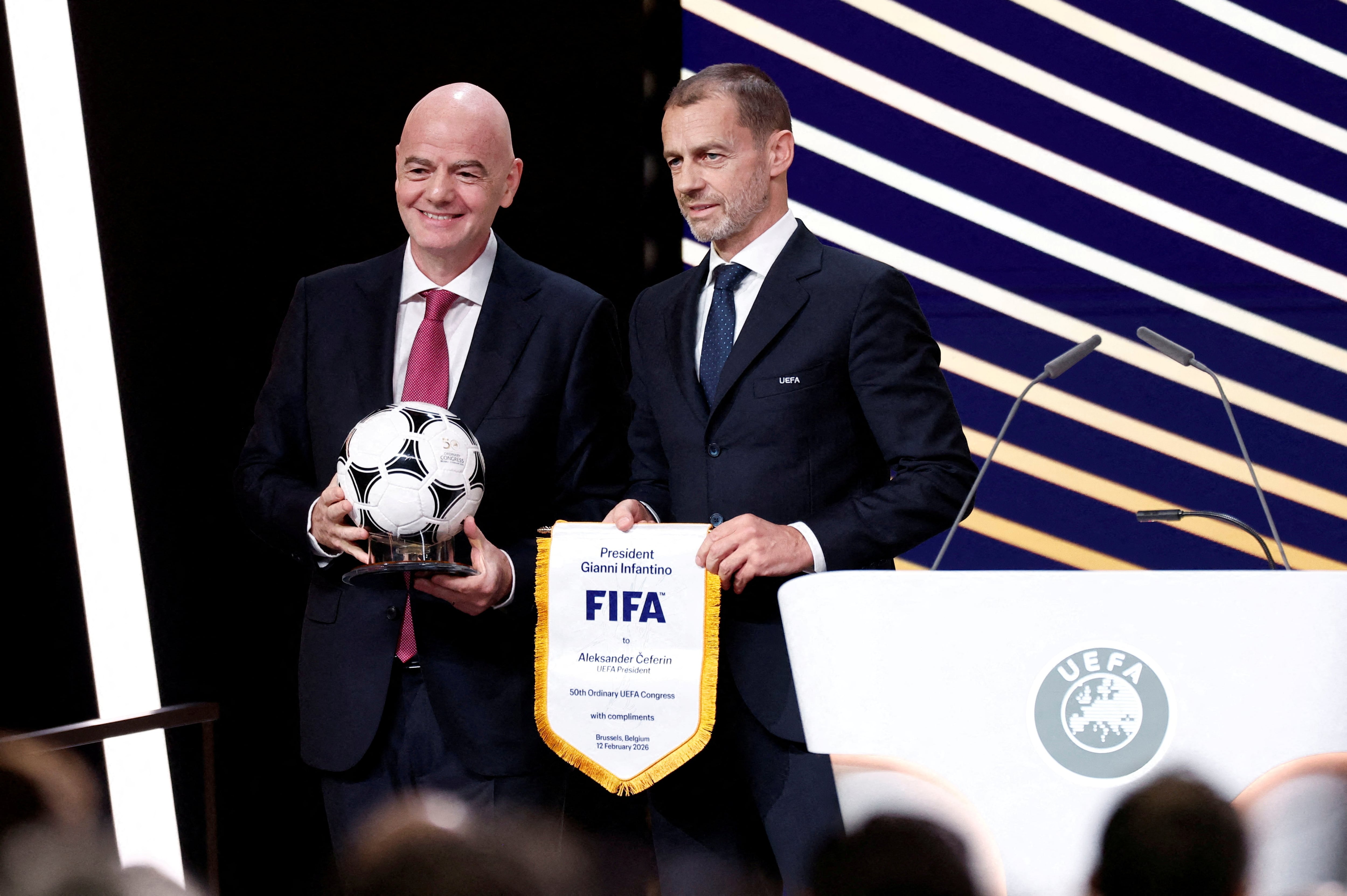 UEFA sigue en contra de la gestión de Infantino, pero levantará el boicot (Foto: Reuters/Benoit Tessier)
