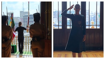 La presidenta Claudia Sheinbaum durante