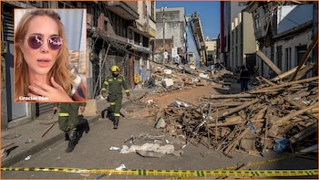 Natalia París narró los momentos de pánico durante el terremoto de 7,2 en Colombia: “Miren cómo quedó el edificio”