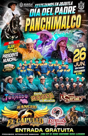 El evento formaba parte de las festividades patronales promovidas por la presidencia municipal de Jojutla.
