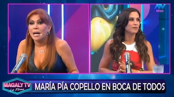 María Pía Copello revela quién, según ella, estaría cerca de llegar a ATV y Magaly responde al instante. Captura: Magaly TV La Firme.