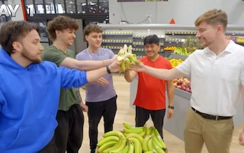 Juan García en concurso de MrBeast