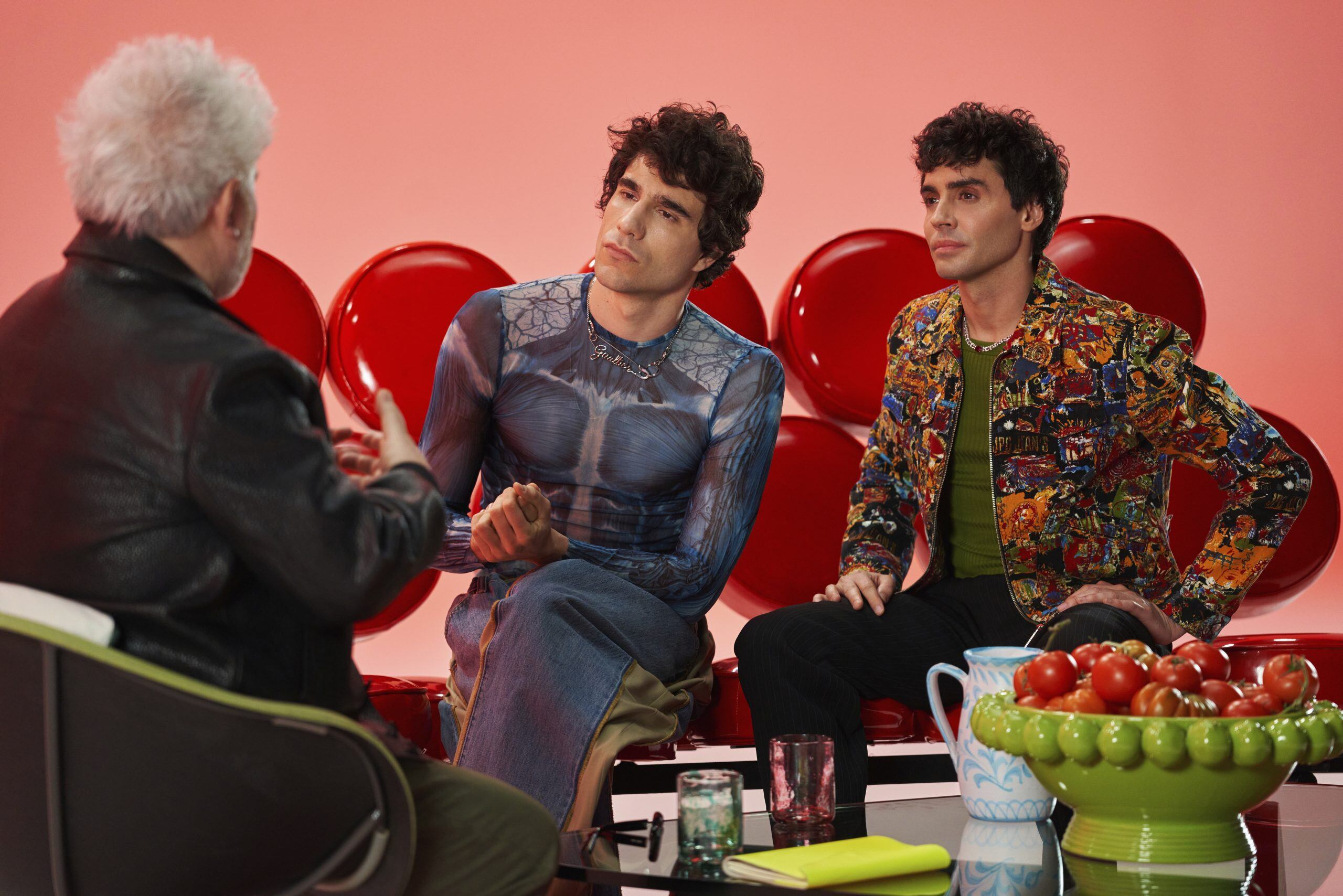 Los directores Pedro Almodóvar, Javier Calvo y Javier Ambrossi, en una imagen del documental
