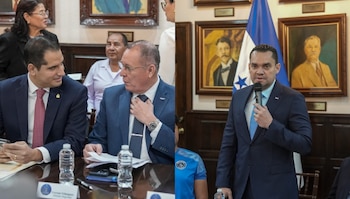El Congreso Nacional de Honduras formalizó un convenio con barras de fútbol para aplicar la Ley Especial de Seguridad en Estadios. (Cortesía: Congreso Nacional de Honduras)