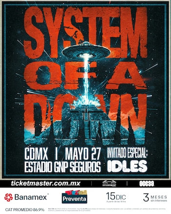 Cartel oficial. (OCESA)