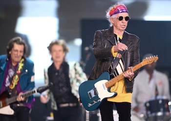 El riff de ‘Jumpin’ Jack Flash’ genera en Keith Richards una explosión de energía física y emocional durante los conciertos (REUTERS/Henry Nicholls)