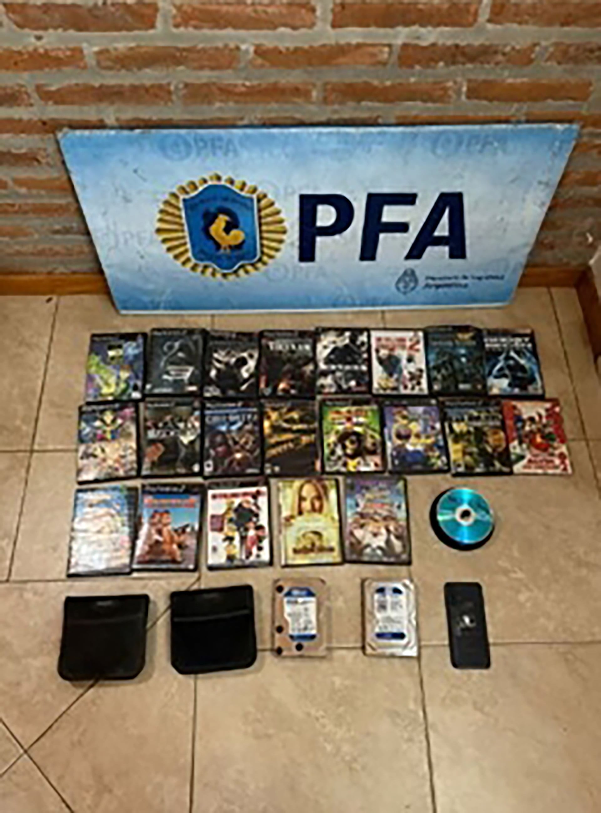 Varios elementos secuestrados en la localidad de Pavón