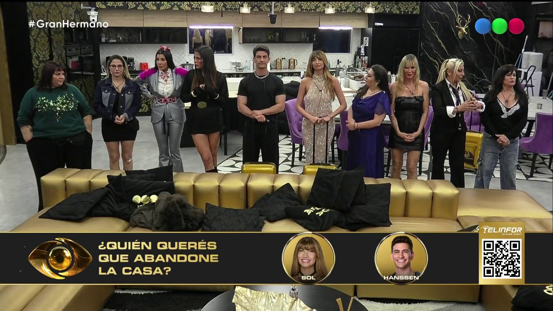 El versus final de Gran Hermano enfrentó a Hanssen y Sol Abraham, y el participante quedó eliminado con el 58% de los votos negativos