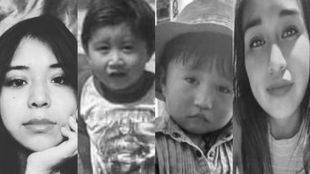 Mariana, Paola, Mía y Dilan: