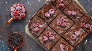 Receta fácil de brownie de