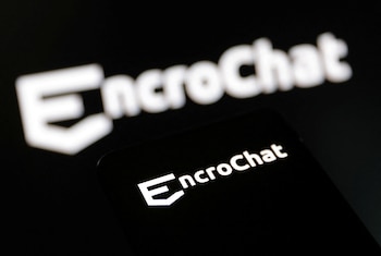 Logo de EncroChat. (REUTERS/Dado Ruvic)