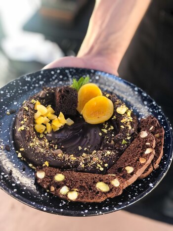 El cremoso de chocolate, el