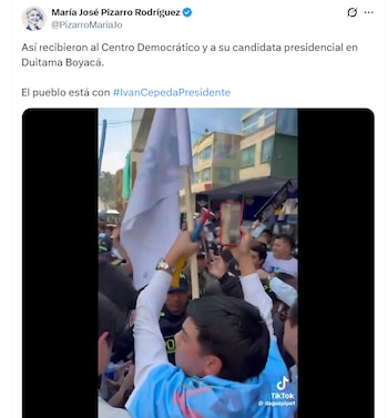 La senadora María José Pizarro,