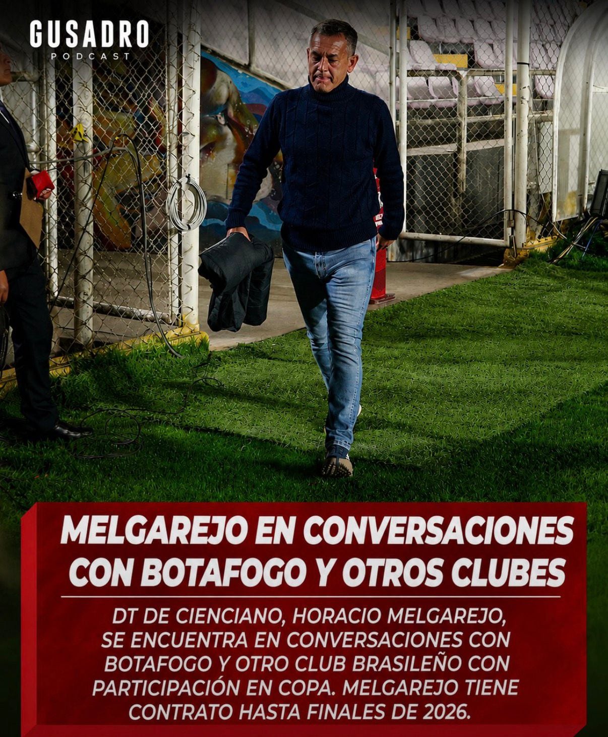 Horacio Melgarejo podría seguir su carrera en el Brasileirao al mantener conversaciones con Botafogo. Créditos: Gusadro / X.