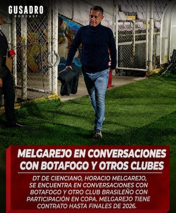 Horacio Melgarejo podría seguir su carrera en el Brasileirao al mantener conversaciones con Botafogo.