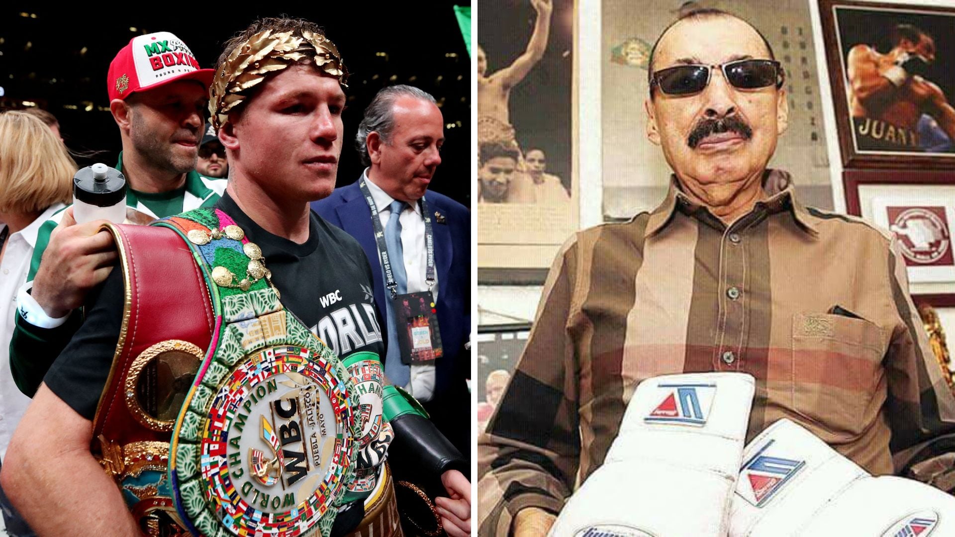 Nacho Beristáin ha criticado en diversas ocasiones la carrera de Canelo Álvarez (Foto: Reuters/Henry Romero// Twitter/ @EngancheSup)