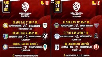 Programación de la fecha 9