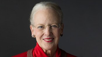 La reina Margarita de Dinamarca.
