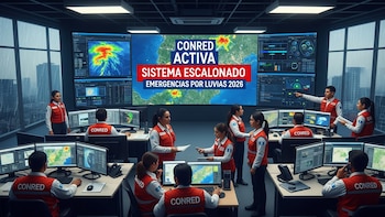 La Conred activa el sistema escalonado para atender las emergencias por lluvias de 2026 en Guatemala