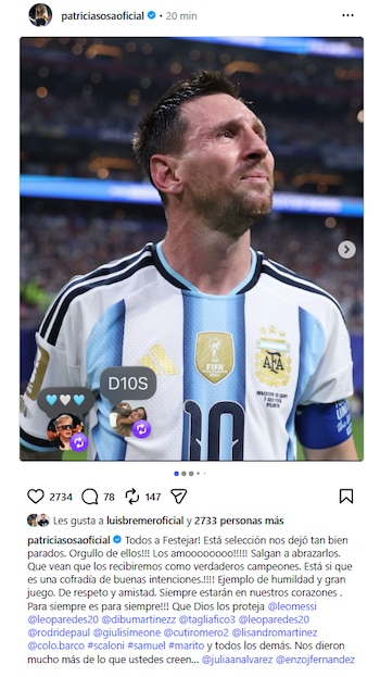 famosos argentina mundial