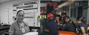 Cuerpos de socorro y agentes policiales durante el operativo de traslado de la víctima tras el ataque armado (Foto Azteca Noticias).