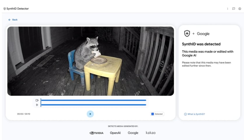 SynthID podrá detectar imágenes y videos que han sido creados con IA. (Google)