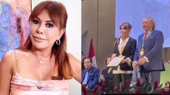 Magaly Medina es homenajeada por la Municipalidad de La Molina: “Acepto esta condecoración con humildad”