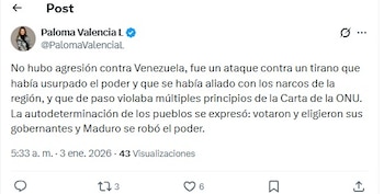 El mundo político colombiano reacciona
