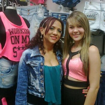 Marta Yaneth con su hija