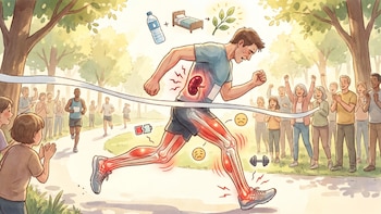 Qué le pasa al cuerpo luego de una maratón: defensas debilitadas y señales internas del organismo sobre el esfuerzo extremo