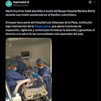 Supersalud - crédito @Supersalud/X