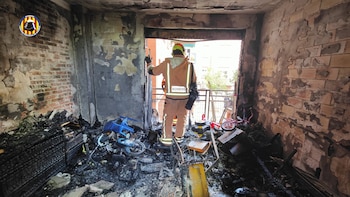 Un incendio en el municipio