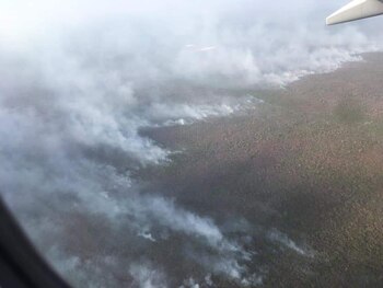 Humo en Cancún
Foto: Twitter