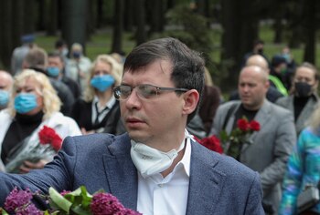 Murayev durante una ceremonia en