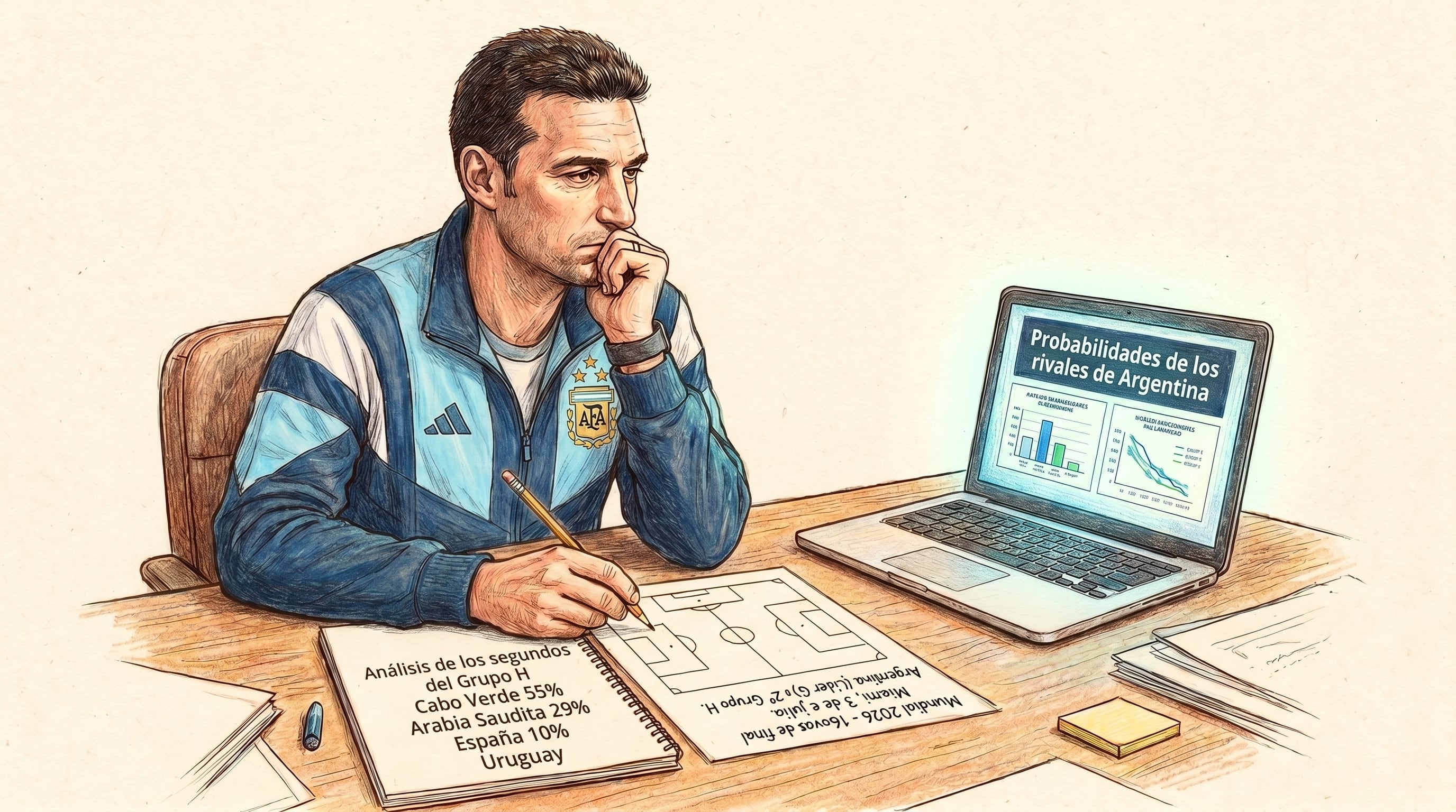 Argentina deberá esperar hasta el viernes para conocer a su rival de 16avos de final en el Mundial (Imagen Ilustrativa Infobae)