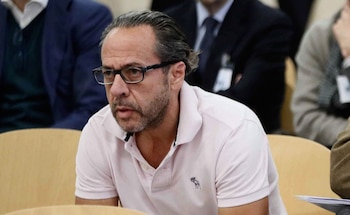 Álvaro Pérez Alonso 'El Bigotes' durante el juicio a la trama Gürtel en Valencia (Europa Press)