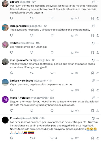 sismo venezuela Twits