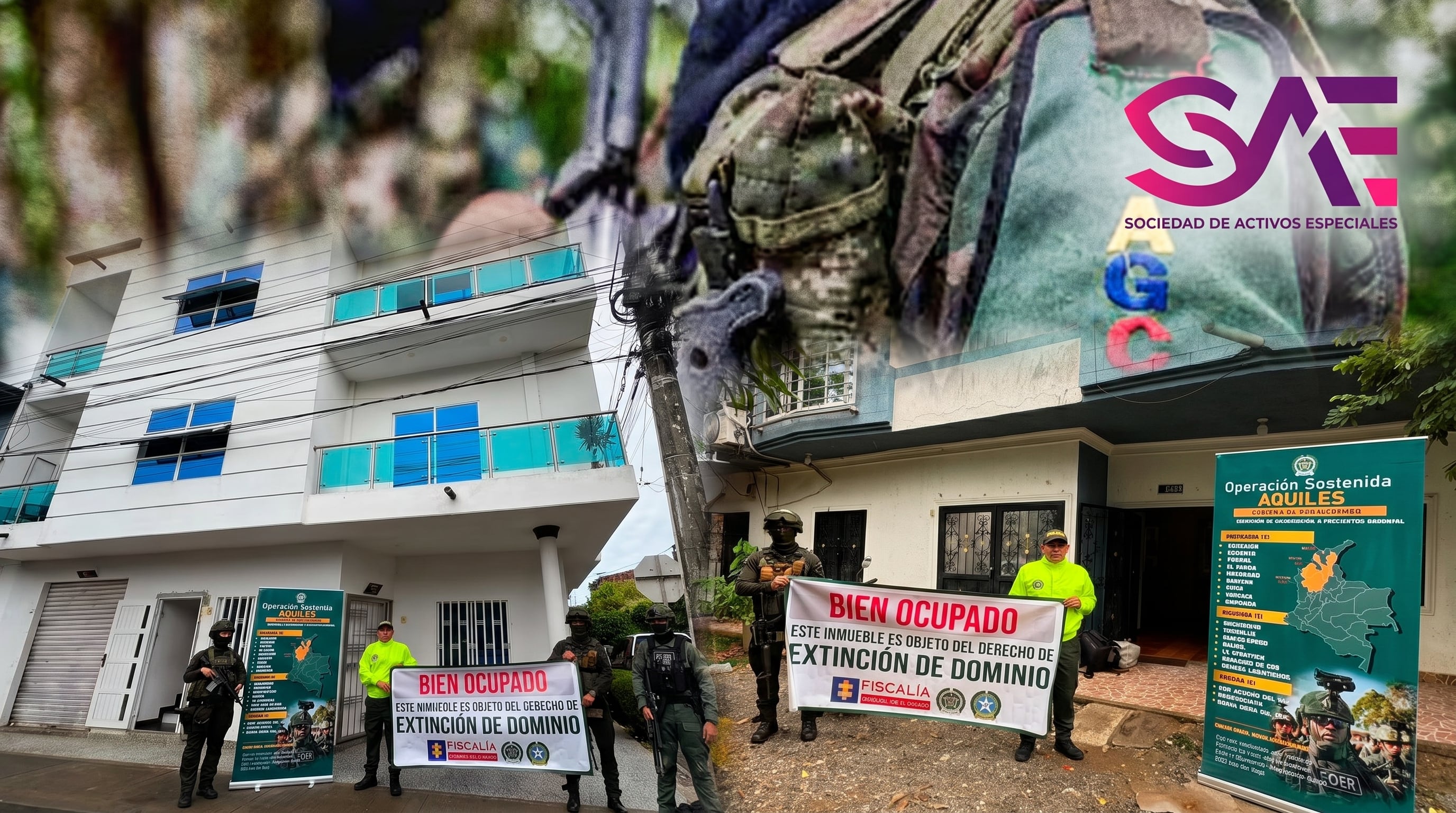 Casas, vehículos de lujo y hasta 38 bovinos: los detalles de las propiedades del Clan del Golfo que el Estado intervino en Antioquia