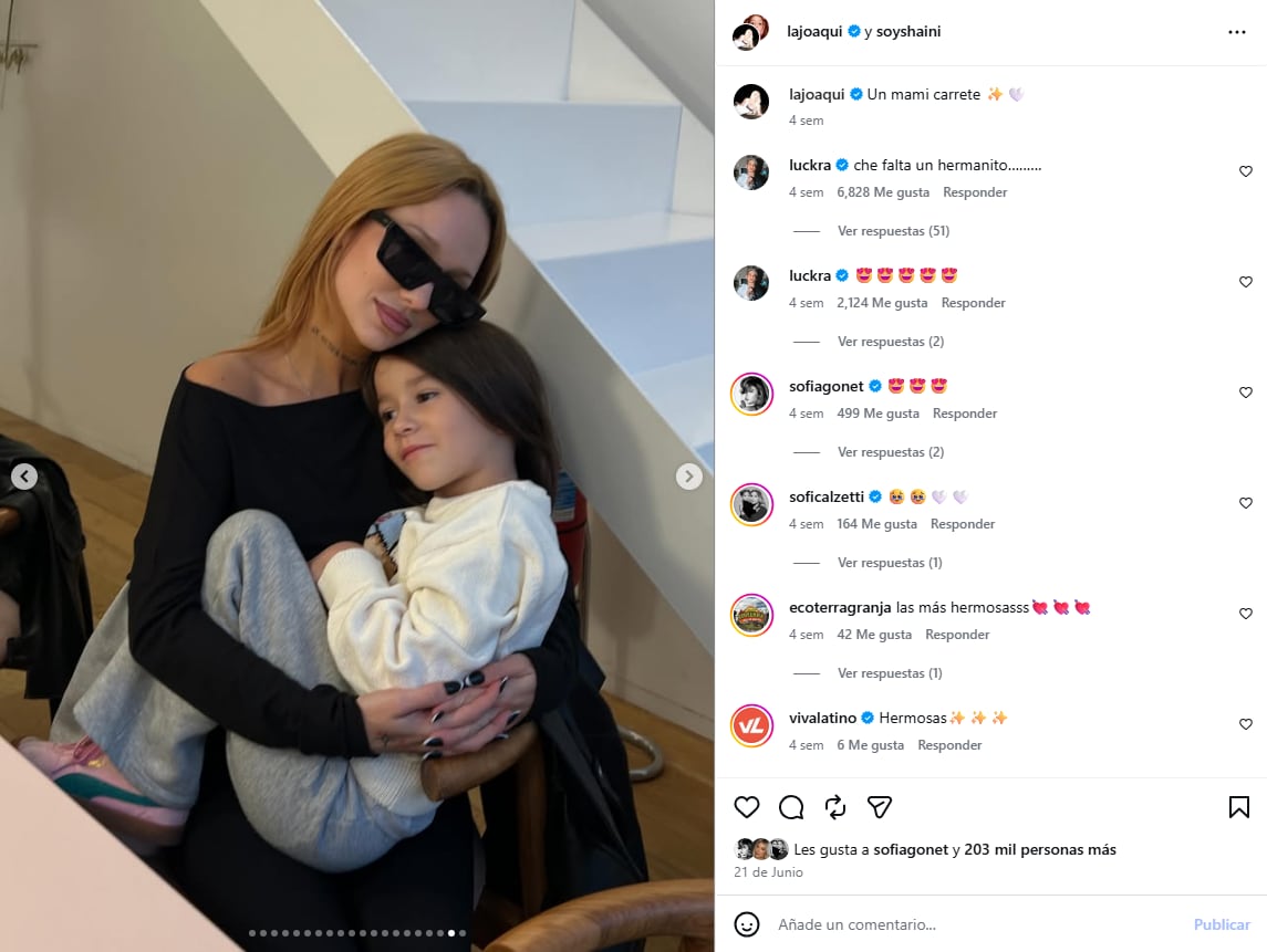 El último registro que hay en redes es de hace un mes, donde el cantante bromeó acerca de tener un hijo juntos