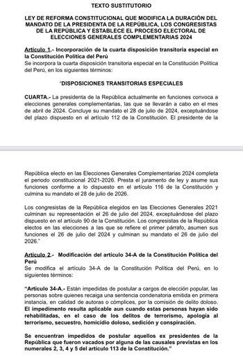 Dictamen en minoría propuesto por Avanza País.