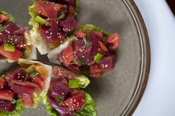 Pipirrana de atún rojo del